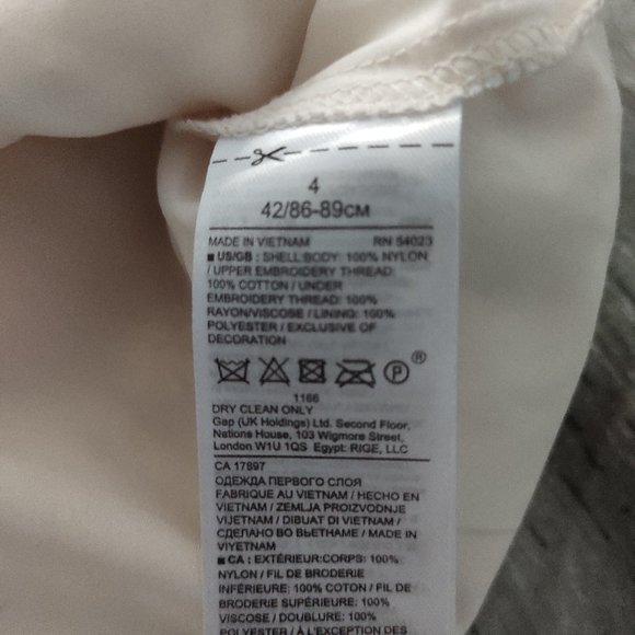 Cream Blouse with Peplum - Picture 7 of 7